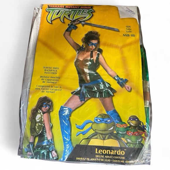 Halloween Costume Women’s TMNT Leonardo Size M Teenage Mutant Ninja Turtles - Picture 1 of 6